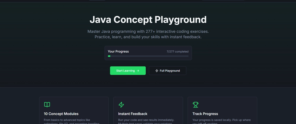 Java Practice Lab — cover from Priyanshu’s published build article